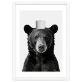 Bear, Toilet Paper Crown, Nursery Animal Art for Children thumbnail