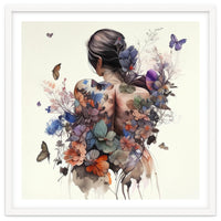 Watercolor Butterfly Bouquet