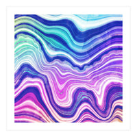 Neon Agate Texture 01 (Print Only)