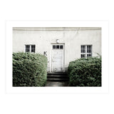White door K between the green botanical gate (Print Only) thumbnail