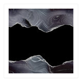 Black & Silver Glitter Agate Texture 04 (Print Only) thumbnail