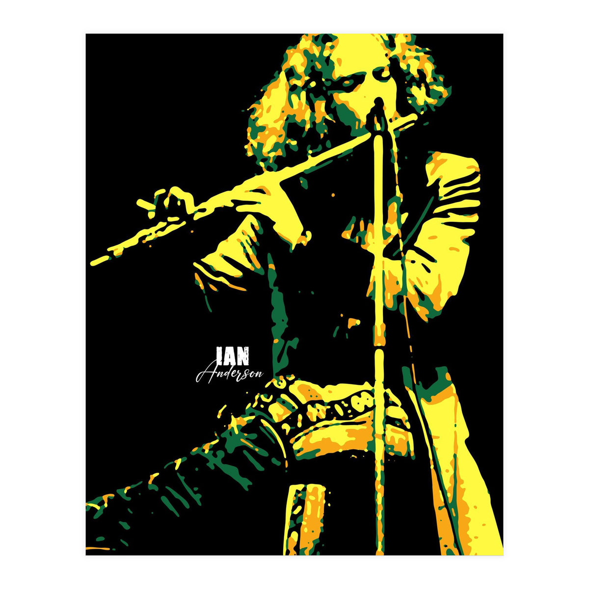 Ian Anderson Musician Legend (Print Only)