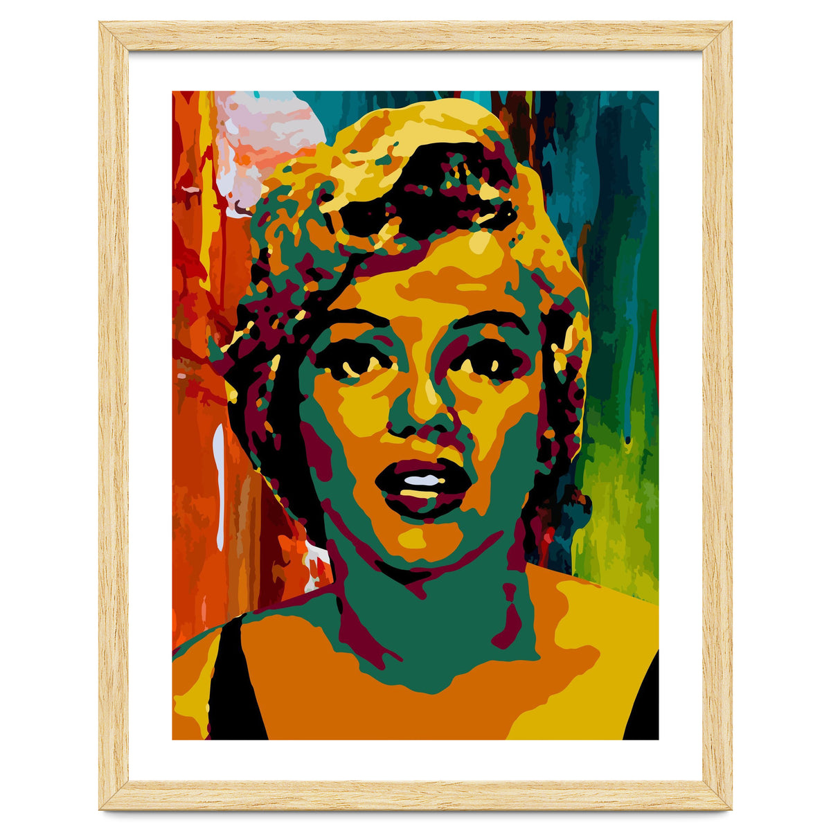 Marilyn Monroe Colorful abstract 3
