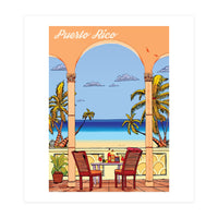 View on Puerto Rico Coast (Print Only)