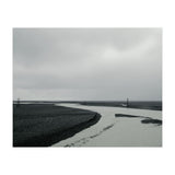 River passing through a black volcanic road - Iceland  (Print Only) thumbnail