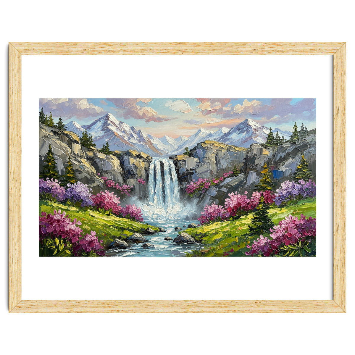 Alpine Waterfall Serenade