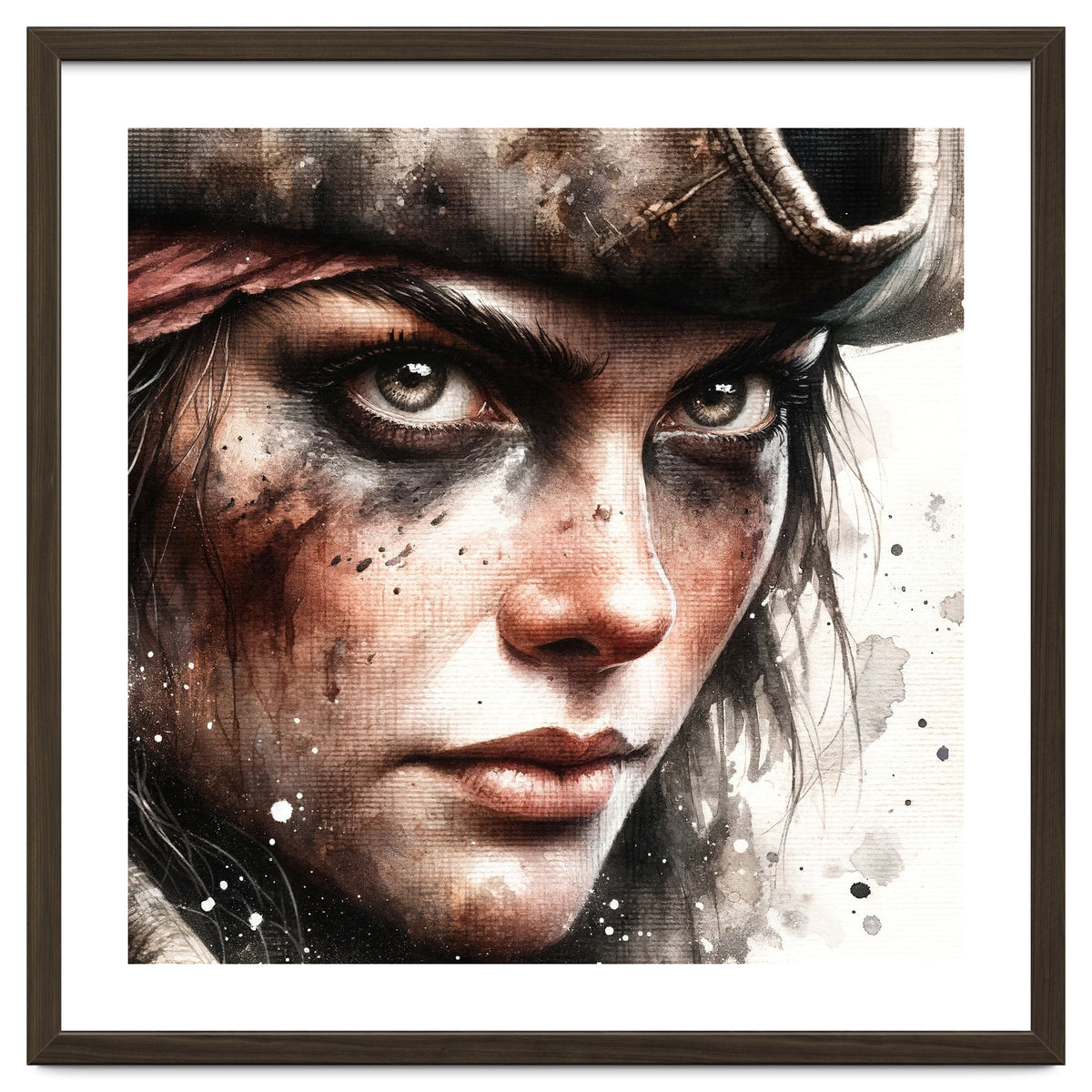 Fierce Pirate Captain Portrait