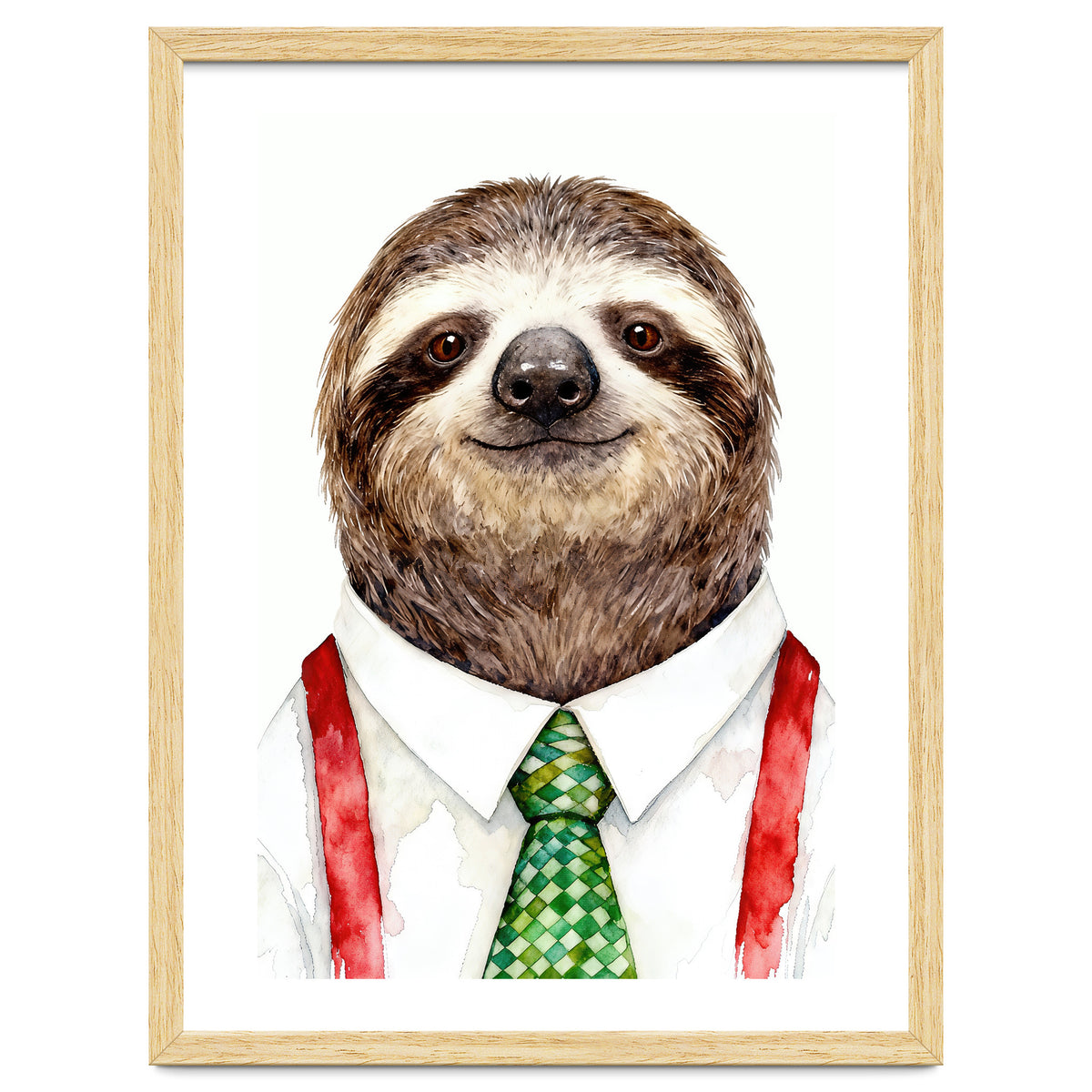 Sloth in the office Attire