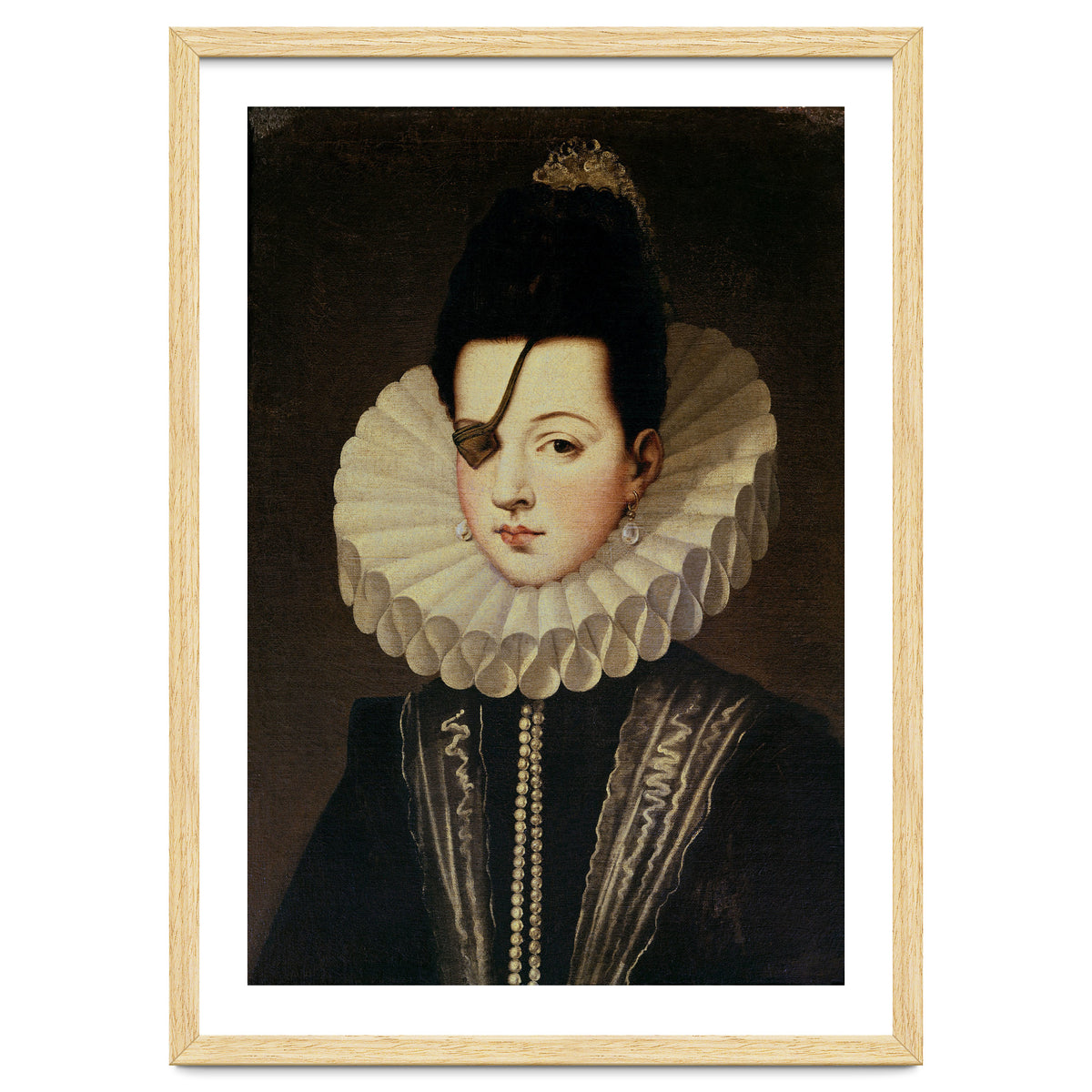 'Ana de Mendoza, Princess of Eboli', 16th century. ALONSO SANCHEZ COELLO. PASTRANA DUQUESA DE.