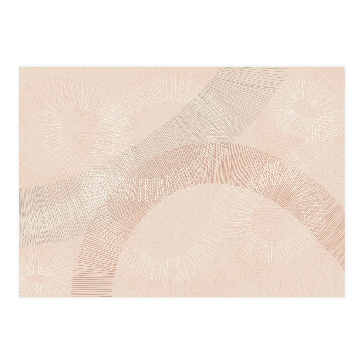 calming essentials Curved Lines pale mocha mousse (Print Only)