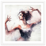 Elegant Ballet Dancer Portrait In Motion thumbnail