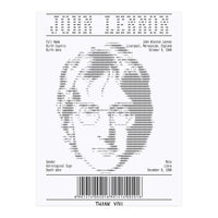 Receipt Art John Lennon (Print Only)