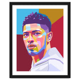 Jude Bellingham pop art portrait thumbnail
