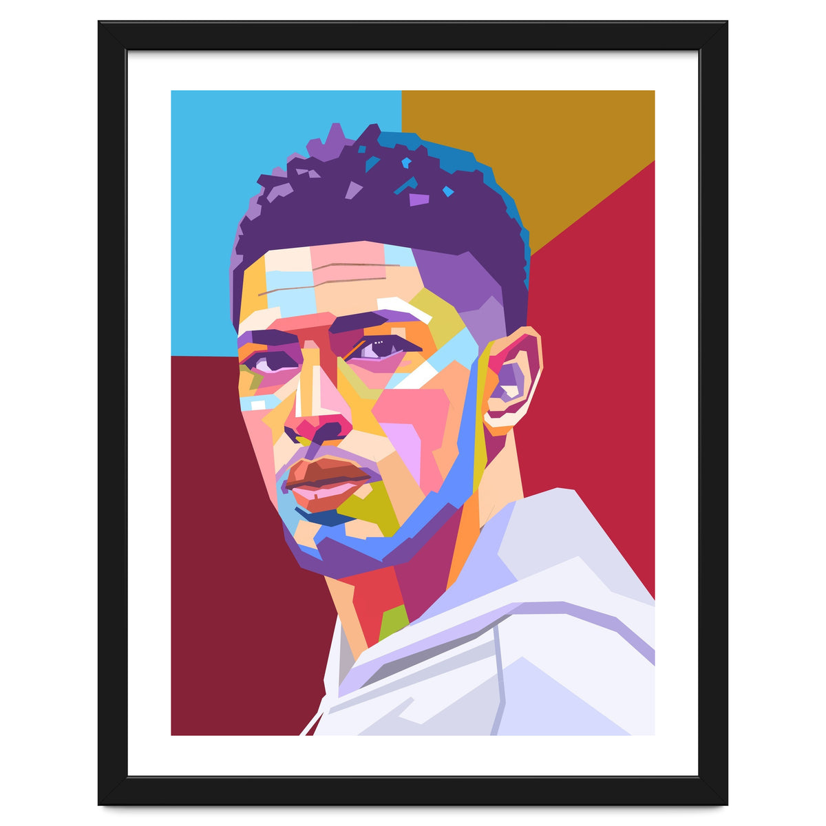 Jude Bellingham pop art portrait