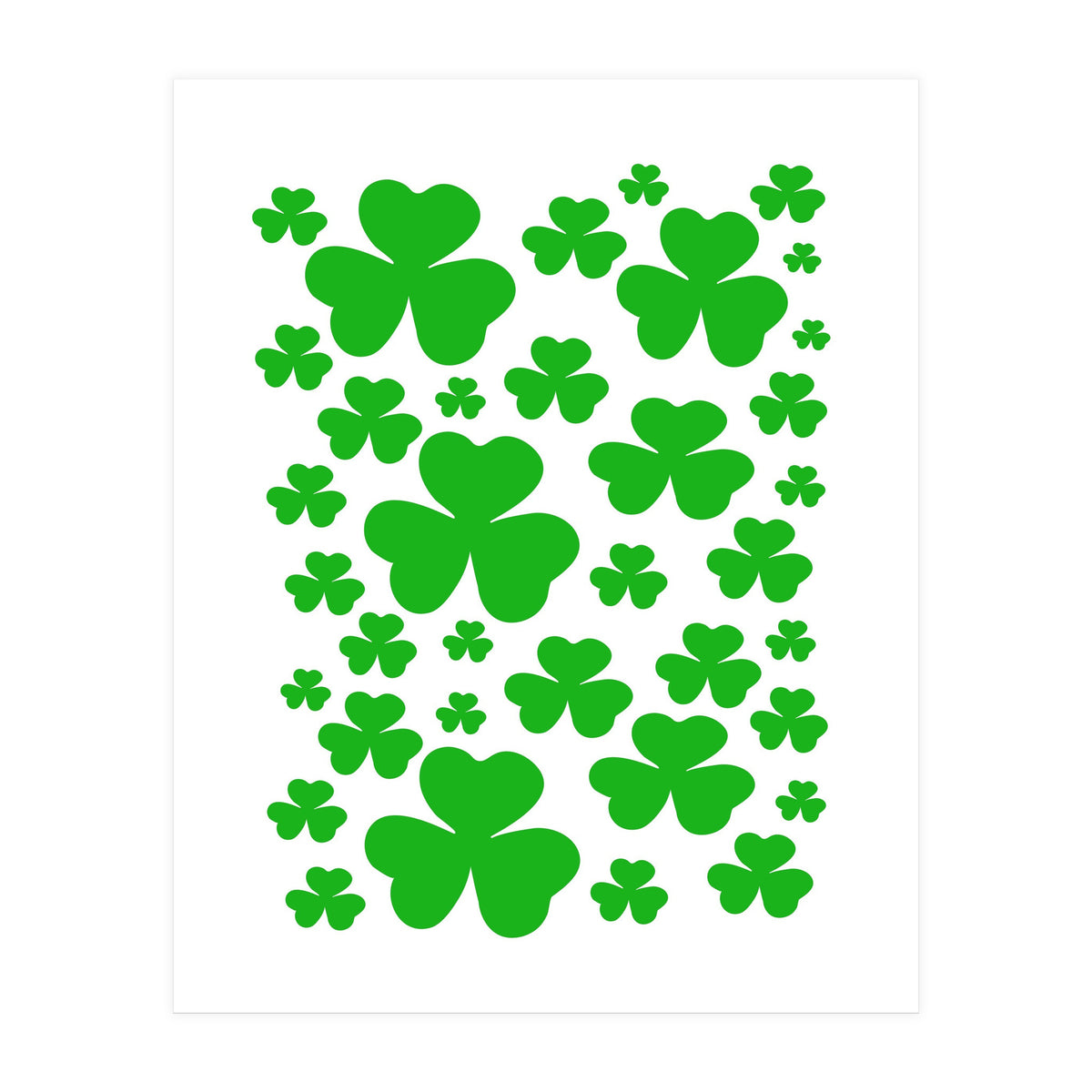 Lucky leaf clovers (Print Only)