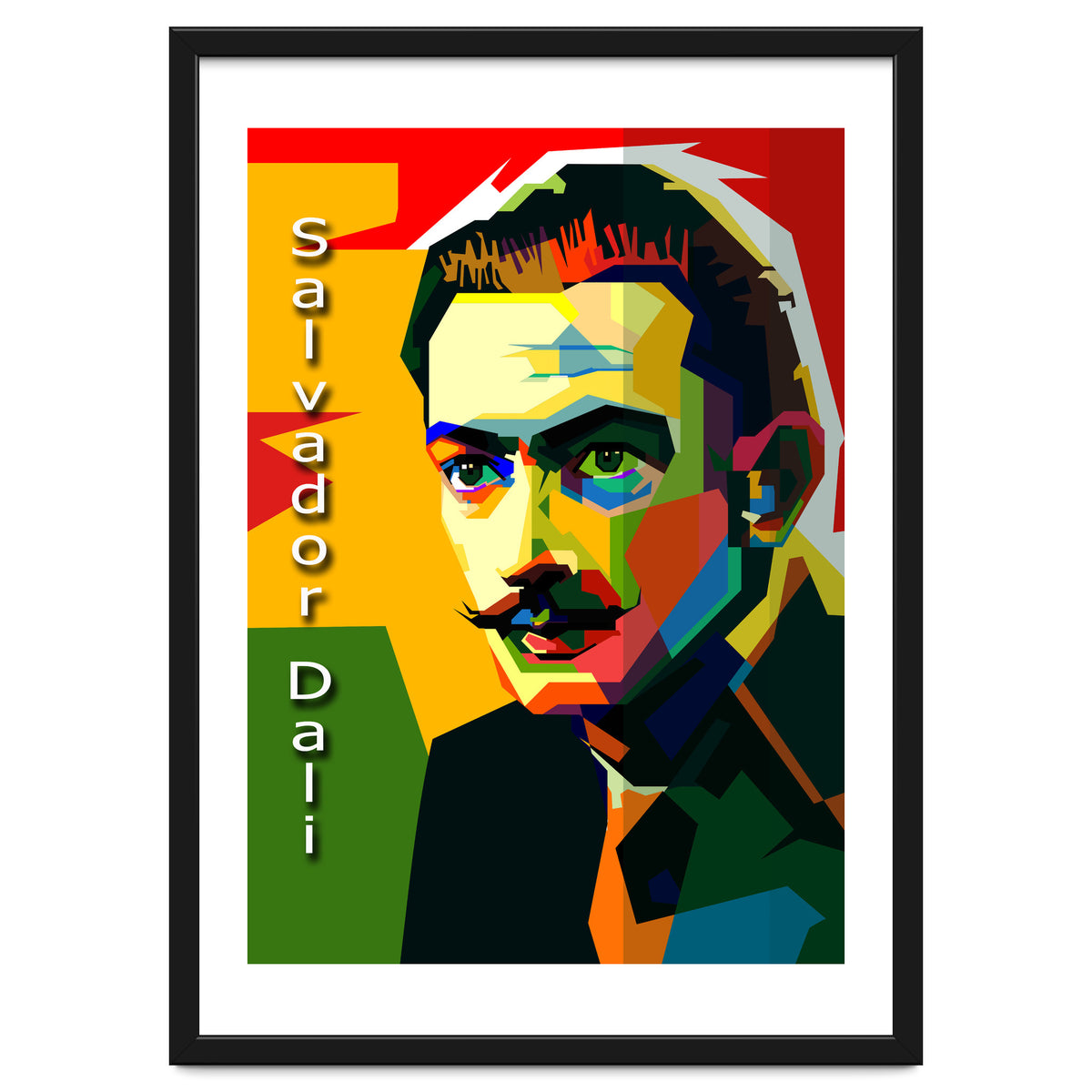Salvador Dali Maestro Painting In Pop Art WPAP
