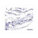 Navy Blue Marble #society6 #decor #marble (Print Only) thumbnail