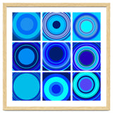 Circles & Rectangles Alt Blue 3 X 3: 3 thumbnail
