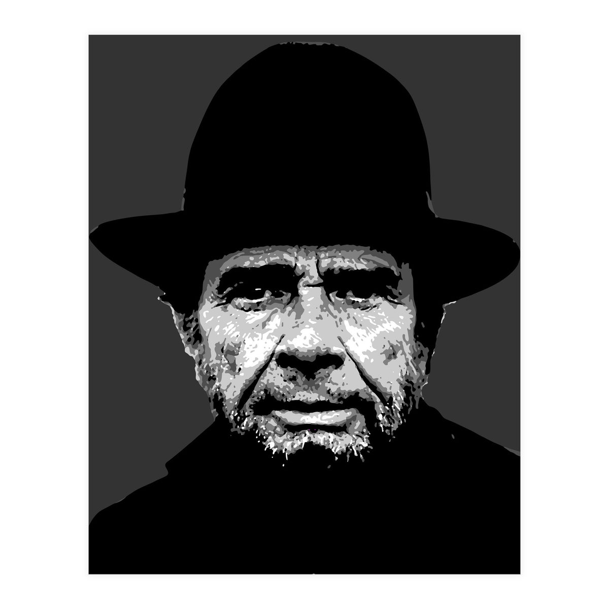 Merle Haggard American Country Musician Legend (Print Only)