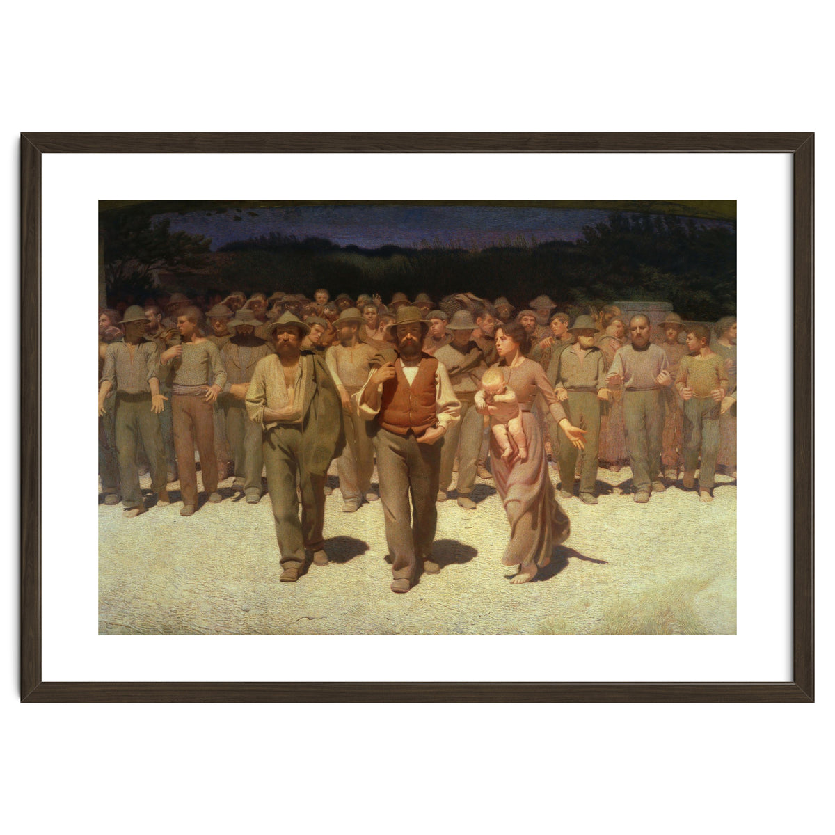 Giuseppe Pellizza da Volpedo / 'The Fourth State', 1901, Oil on canvas, 293 × 545 cm.