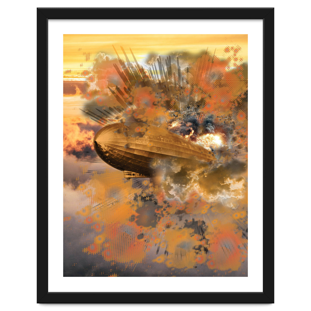 Zeppelin Balloon Explosion