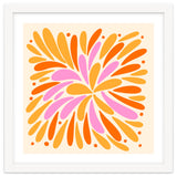 Floral Burst - pink, yellow and orange thumbnail