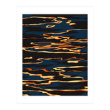 Sunset Reflection, Positivity Hope Growth Optimism Mindset, Nature Marble Dark Ocean (Print Only) thumbnail