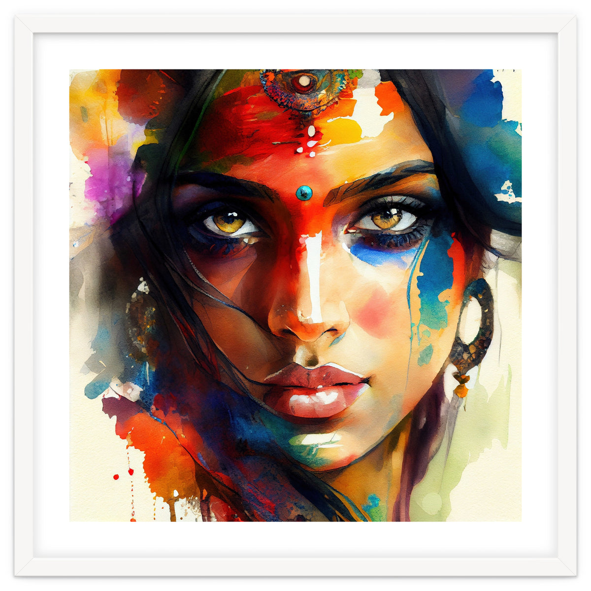 Radiant Bindi Hindu Portrait