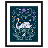 Swan Purple And Teal thumbnail