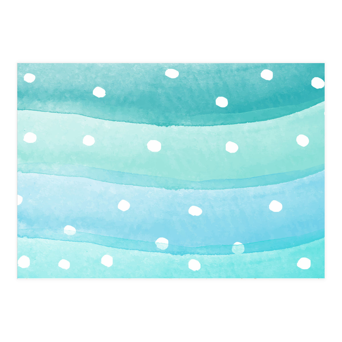 Watercolor Polka (Print Only)