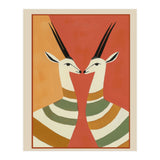 Two Gazelles In Stillness (Print Only) thumbnail