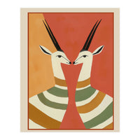 Two Gazelles In Stillness (Print Only)