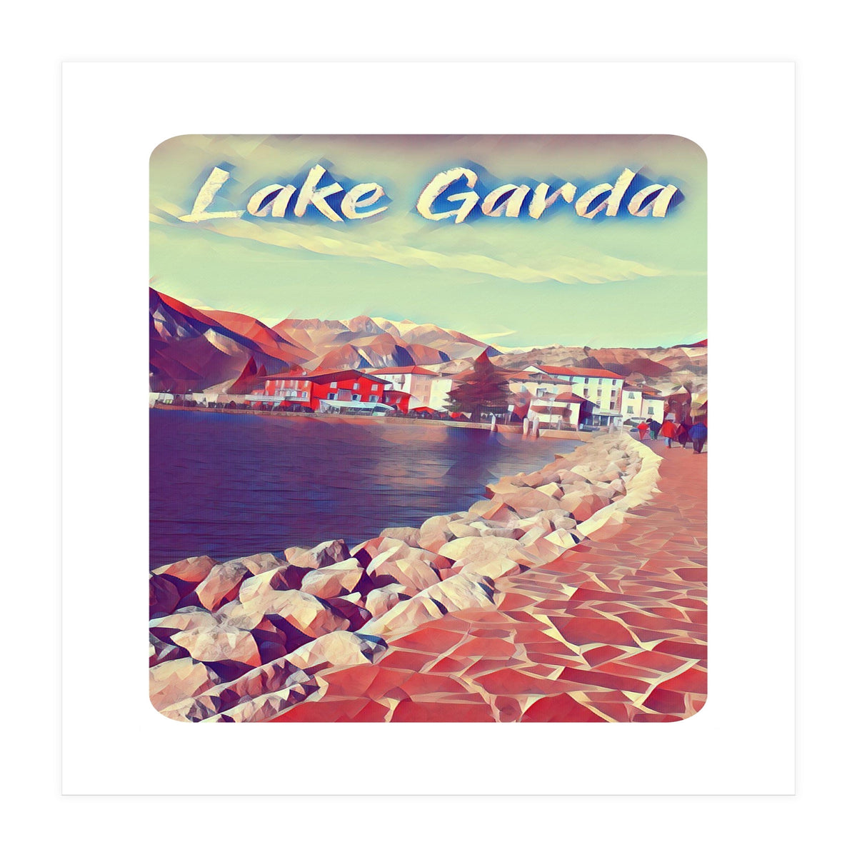 Lago Di Garda (Print Only)
