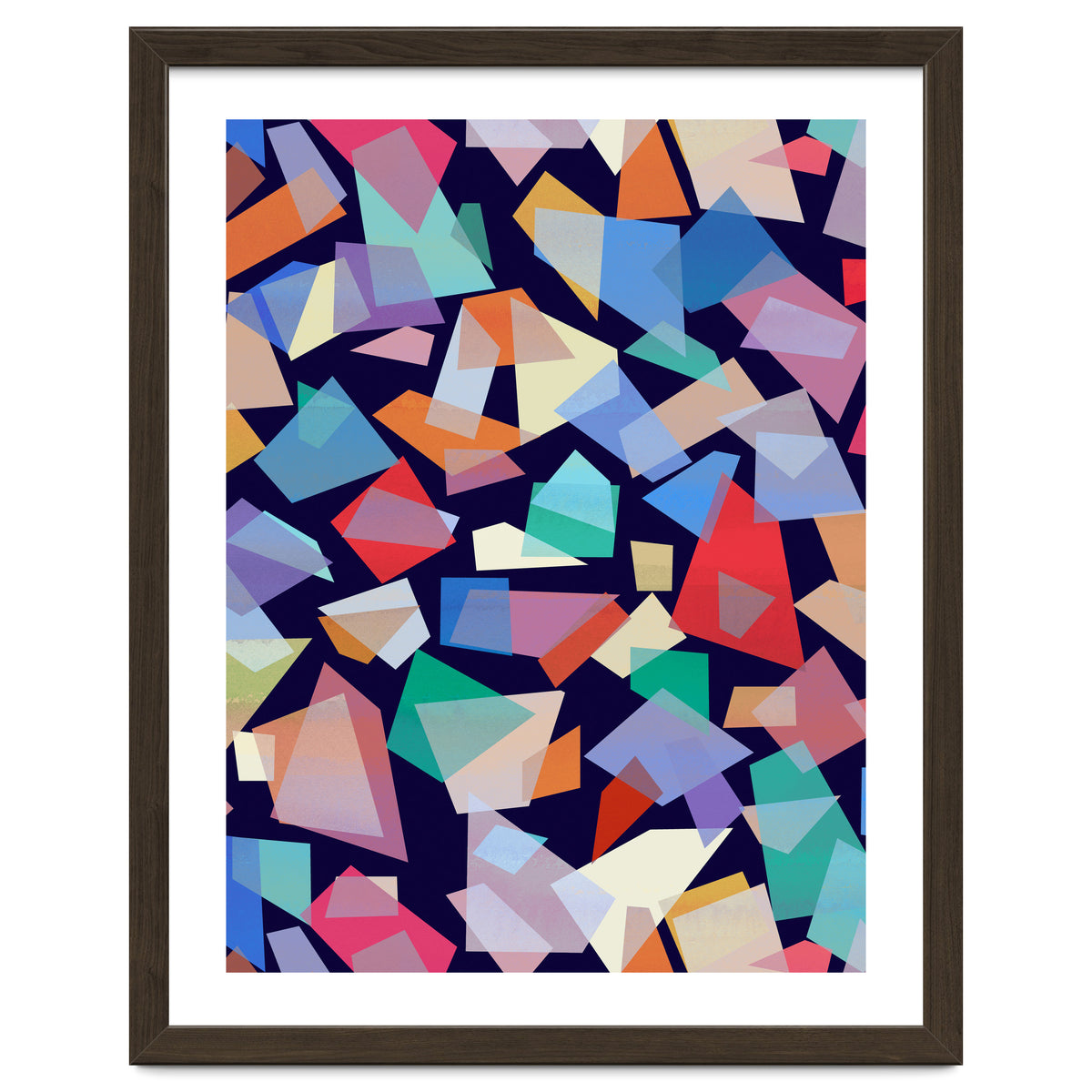 Geometric Squares Collage