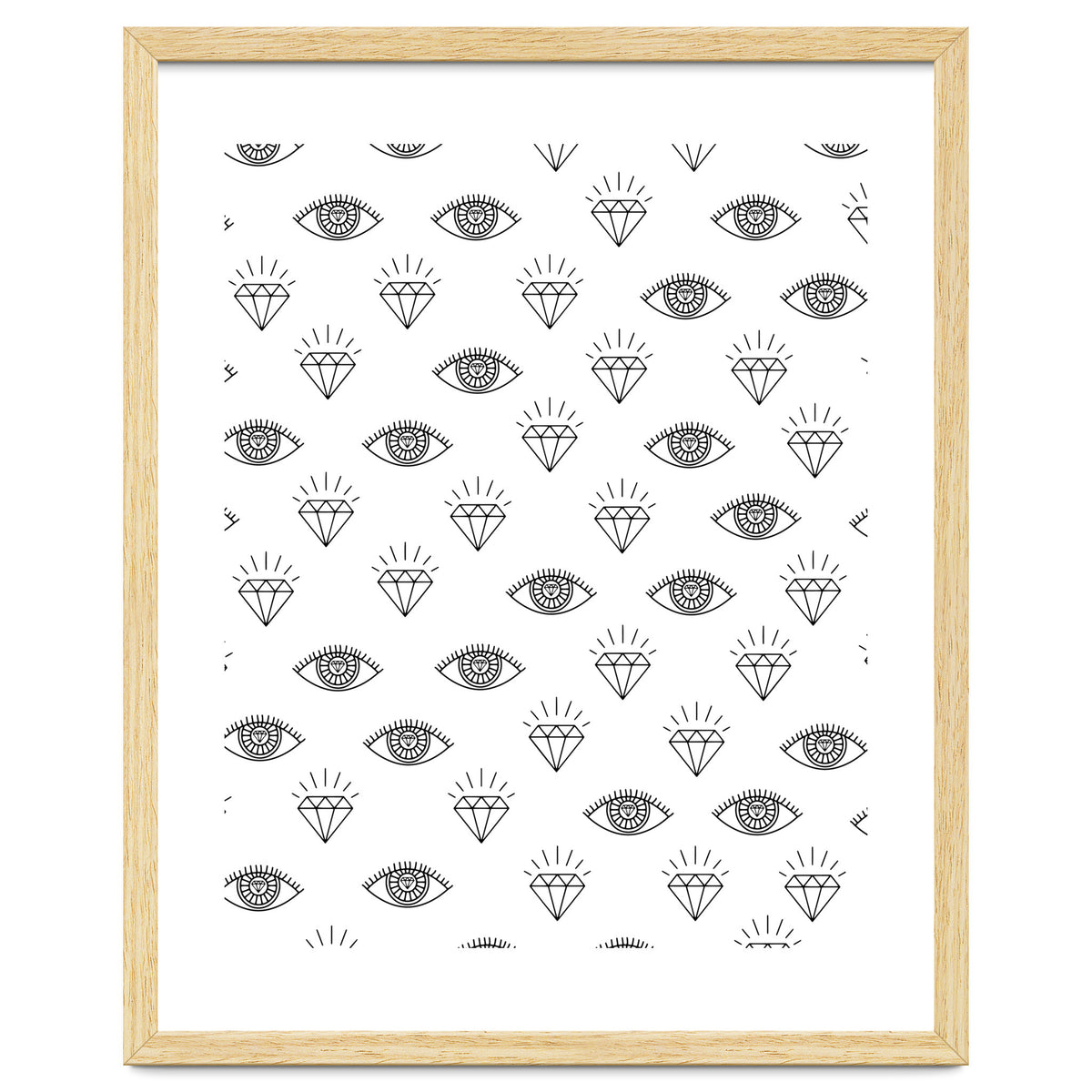 Diamond Eyes #society6 #decor #buyart
