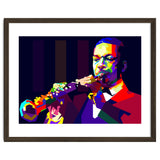 John Coltrane Jazz Musician Pop Art WPAP thumbnail