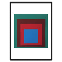 Josef Albers - HOMAGE TO THE SQUARE: Green, Red, Blue