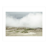Landscape covered by hot spring steam - Iceland (Print Only)