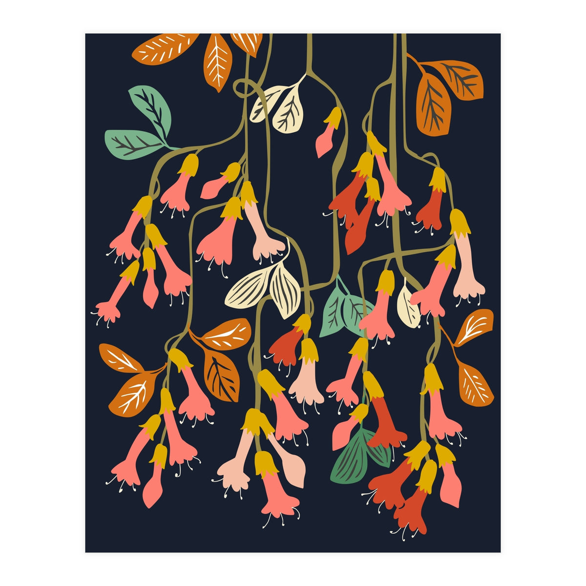 Fuchsia Flower affection (Print Only)