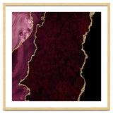 Burgundy & Gold Agate Texture 15 thumbnail