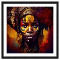 Powerful African Warrior Woman #1