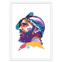 Nipsey Hussle pop art portrait