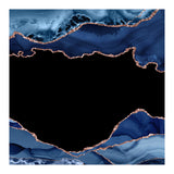 Navy & Rose Gold Agate Texture 18 (Print Only) thumbnail