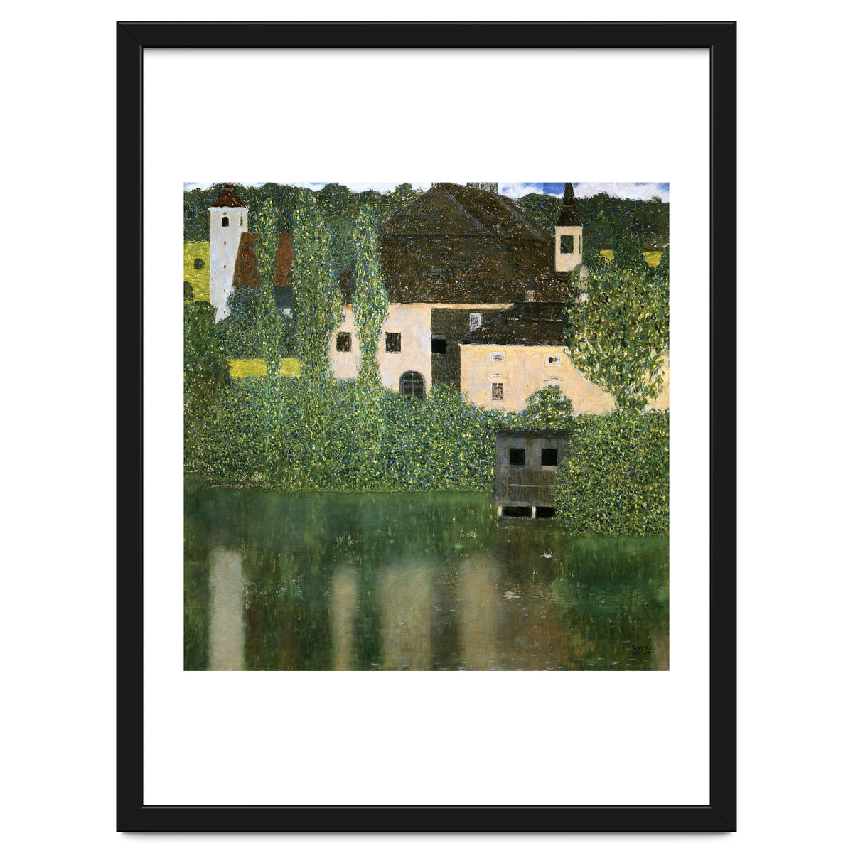 'Water Castle', 1908, Oil on canvas, 102,5 x 102 cm.