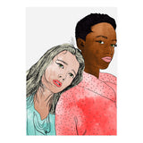 Egalitarism | Equality Anti-racism Feminism Multiculturism | Individuality Watercolor (Print Only) thumbnail