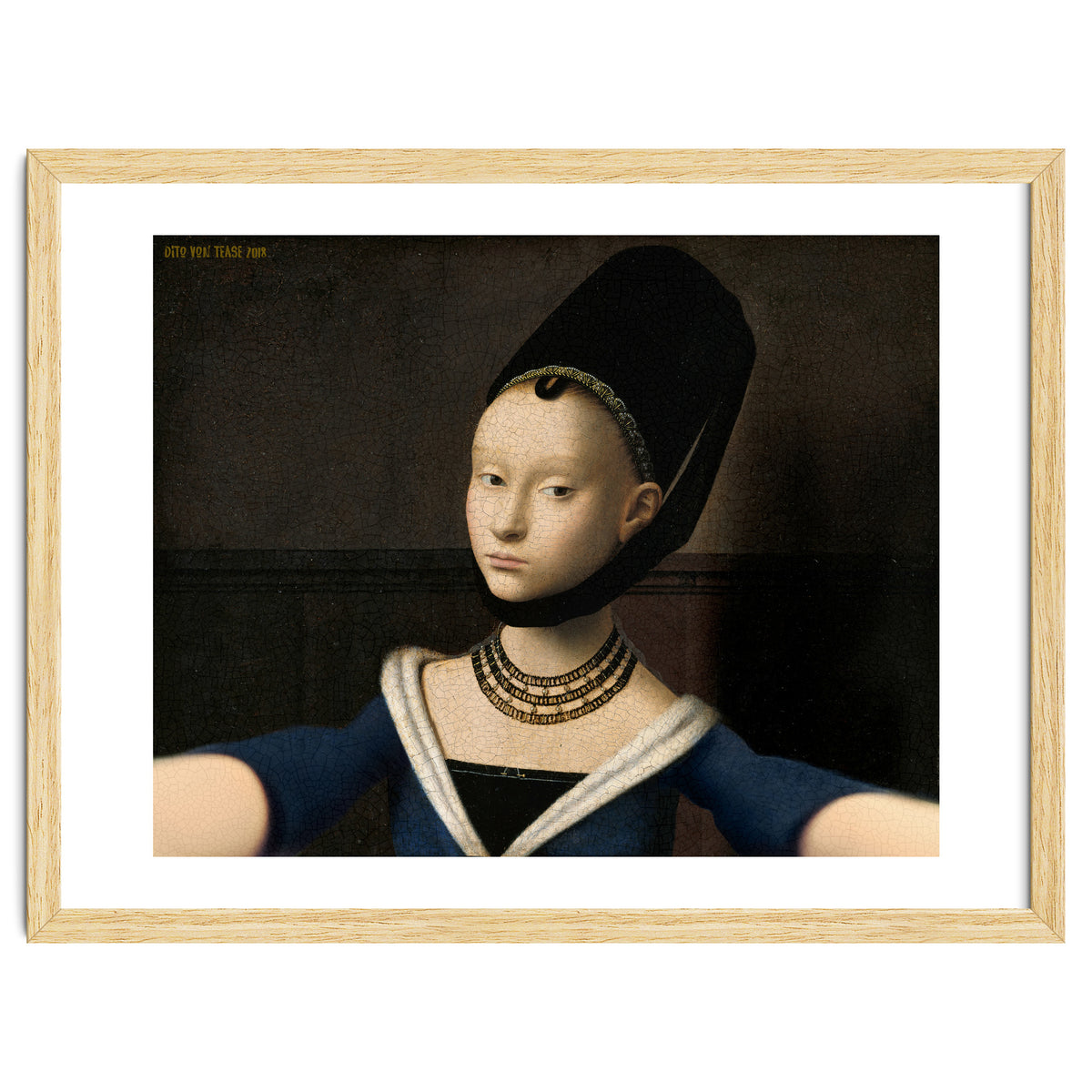 Petrus Christus  - Young Woman - Selfie