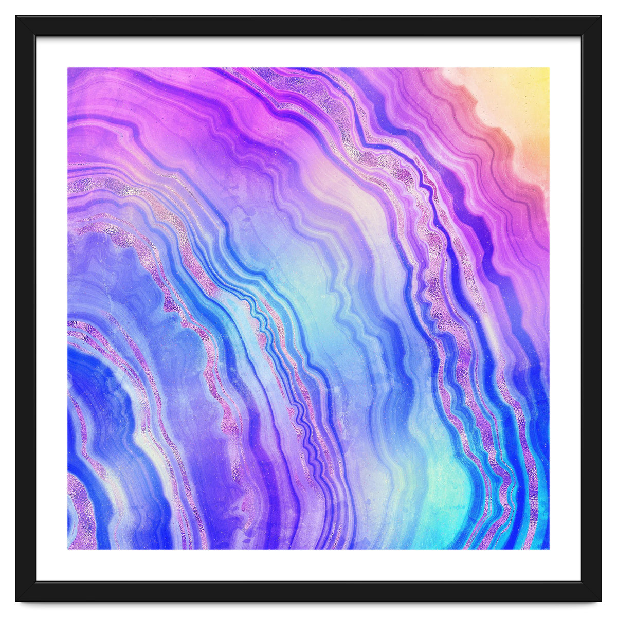 Neon Agate Texture 07