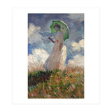 Claude Monet / 'The Woman with a Parasol', 1886, Oil on canvas, 131 × 88 cm. SUZANNE HOSCHEDE. (Print Only) thumbnail