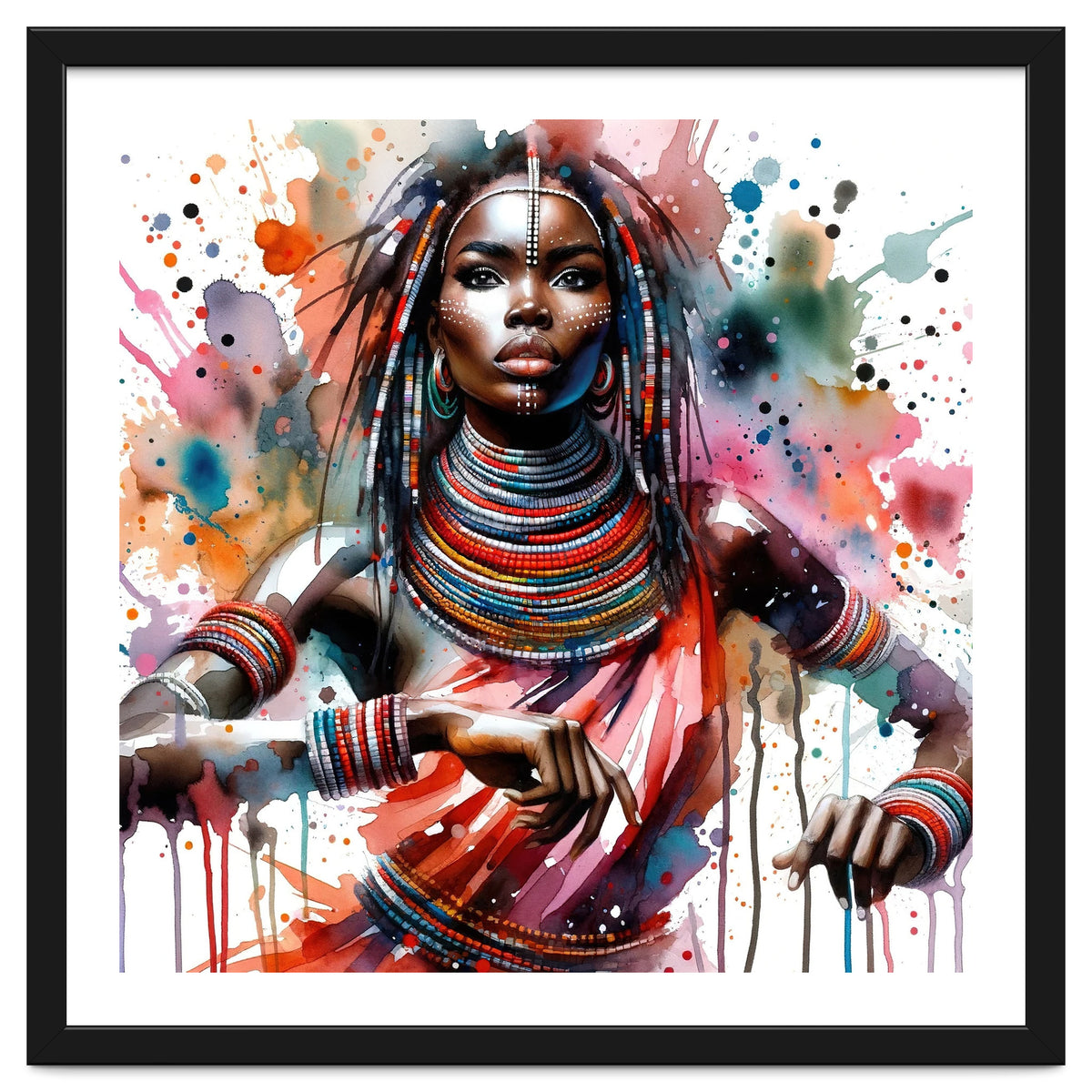 Beaded Majesty Dancer Portrait