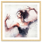 Elegant Ballet Dancer Portrait In Motion thumbnail